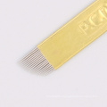 Sterilized By Gamma Rays PCD 9 12 14 19 pins microblading needle eyebrow blades microblading needle